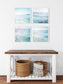 The Sun Bokeh Ocean Wall Art Set