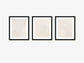 Abstract Ocean and Sand Patterns  Wall Art Set