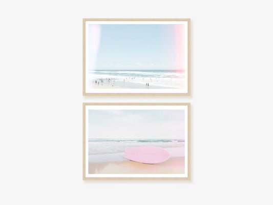 Retro Light Leaks Wall Art Set